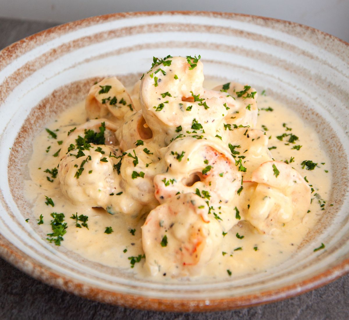 Garlic Prawns with Basmati Rice