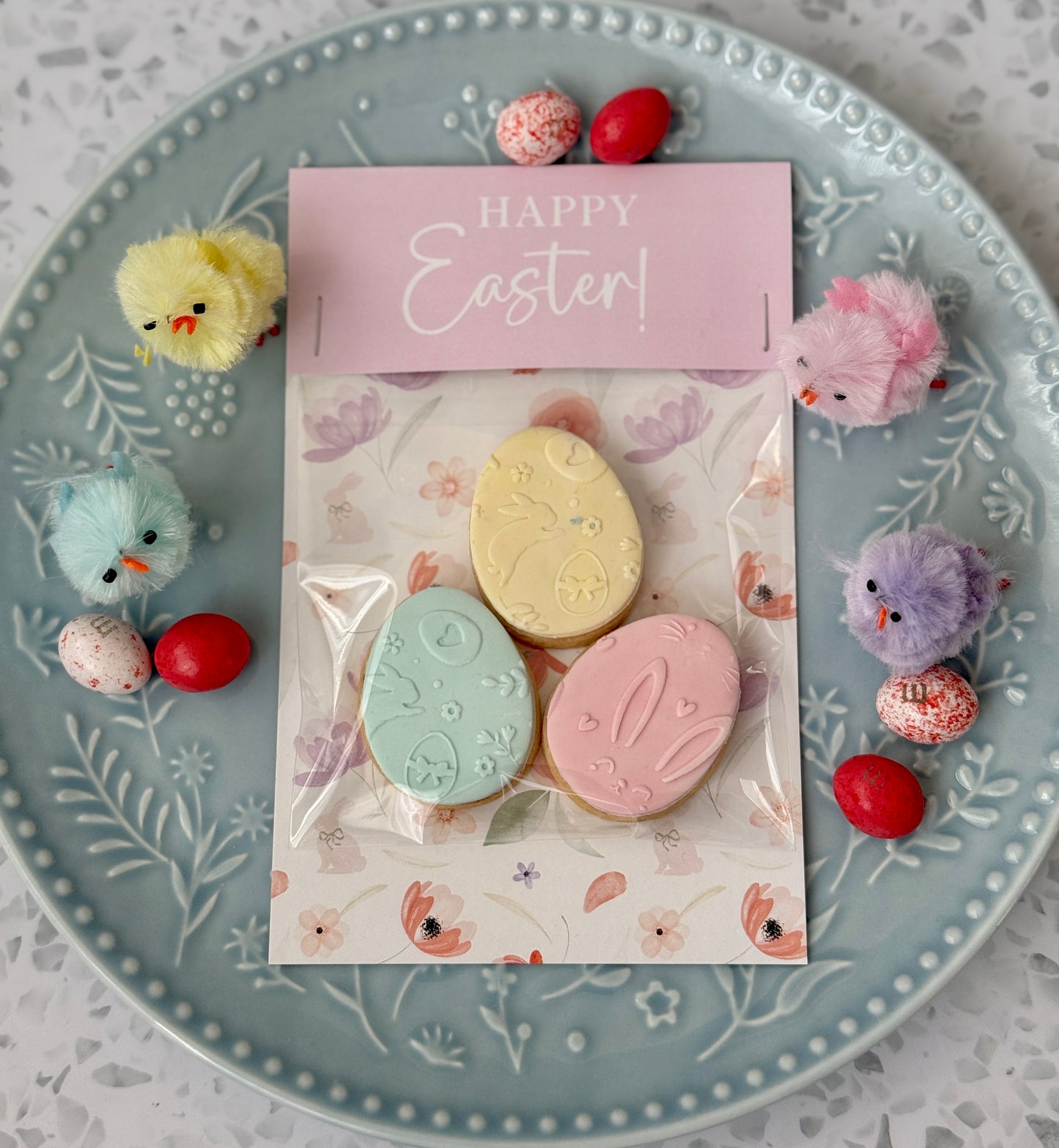 Easter Fondant Cookie - Mini Eggs