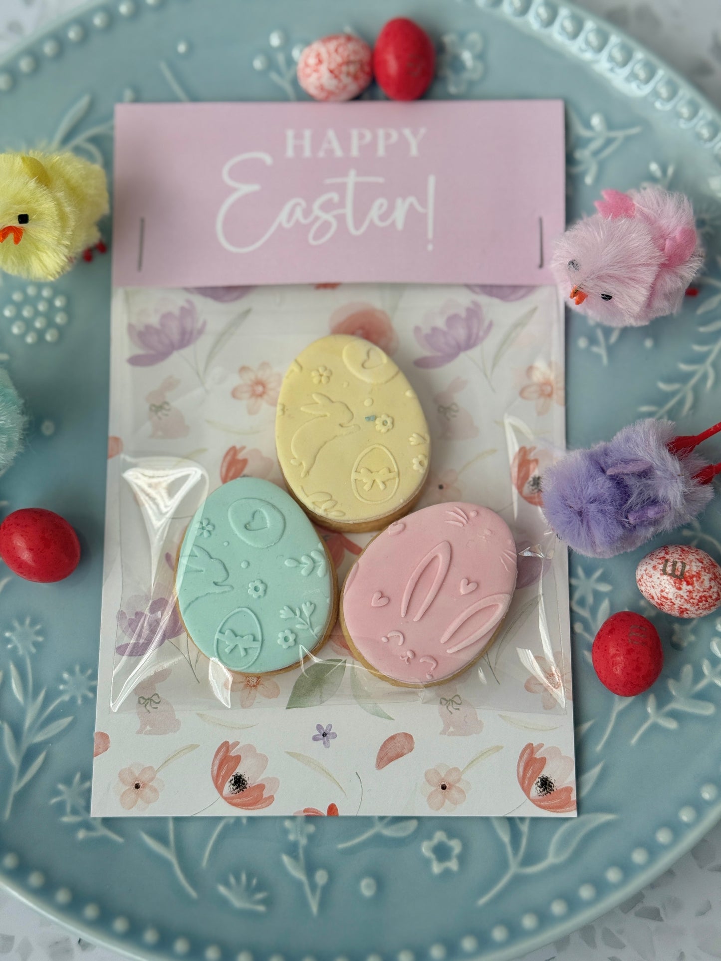 Easter Fondant Cookie - Mini Eggs