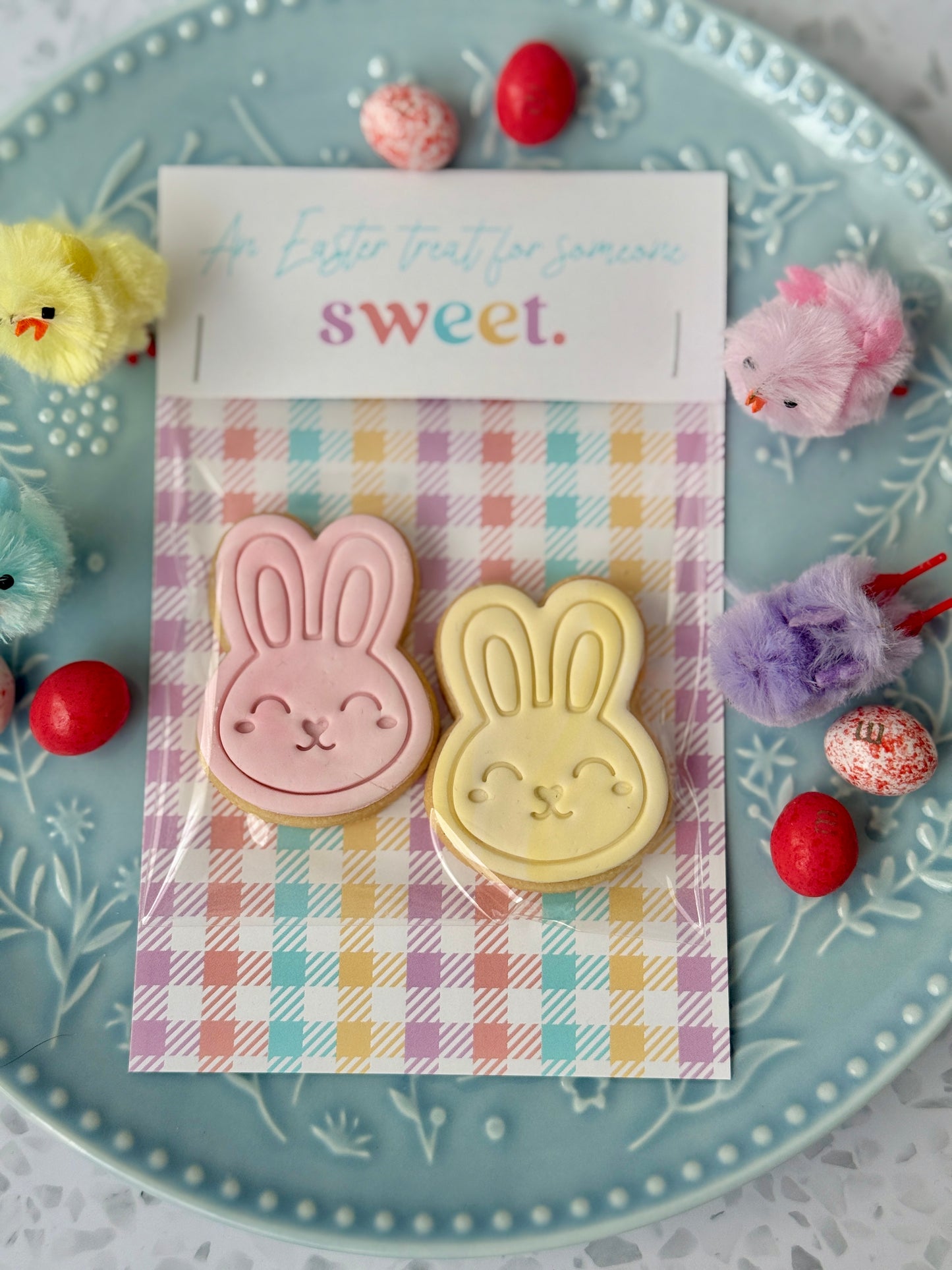 Easter Fondant Cookie - Mini Bunnies