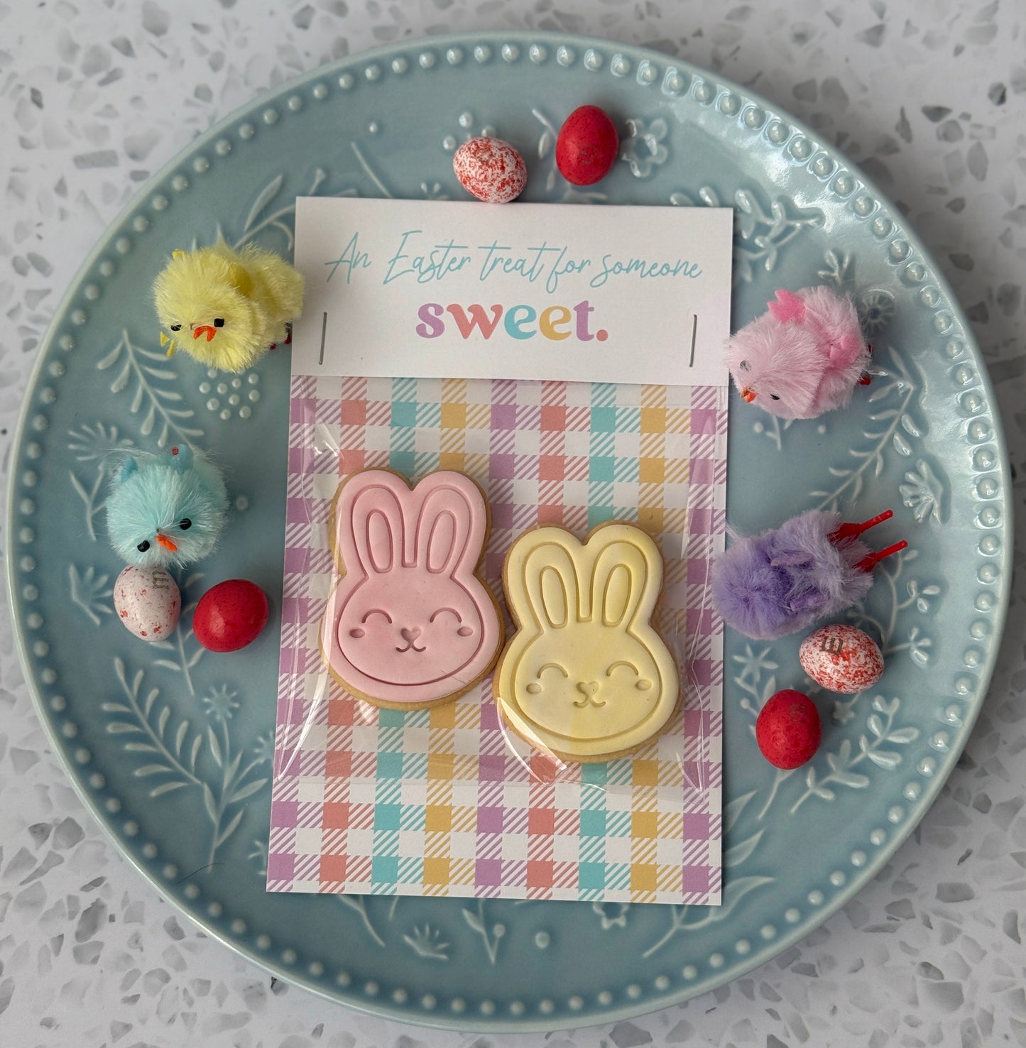 Easter Fondant Cookie - Mini Bunnies