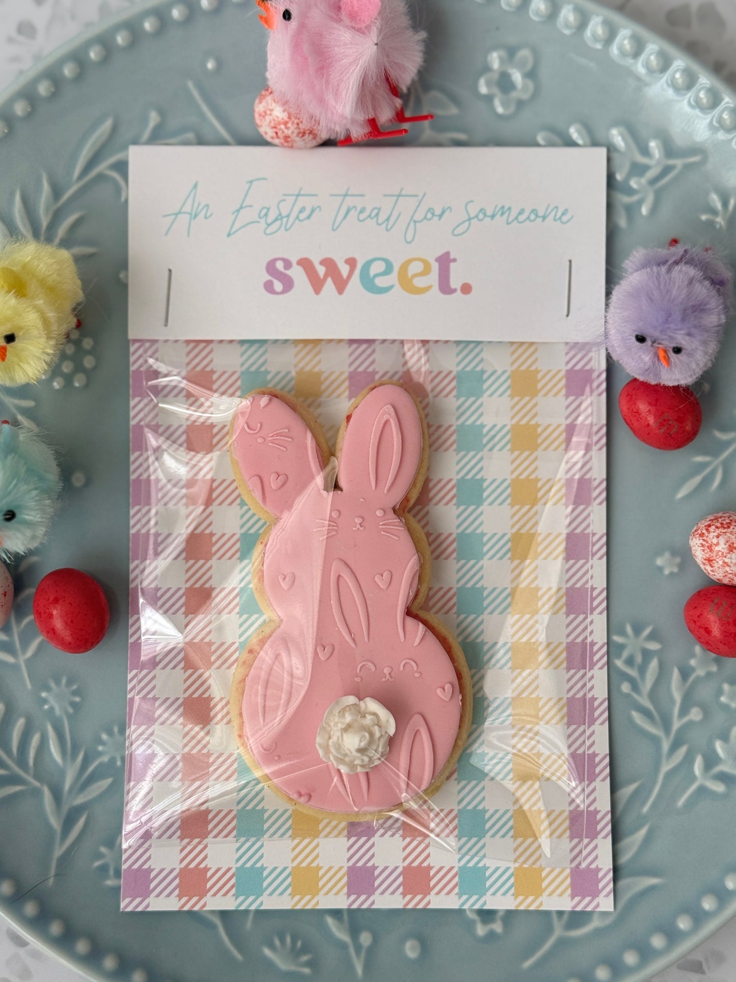 Easter Fondant Cookie - Bunny